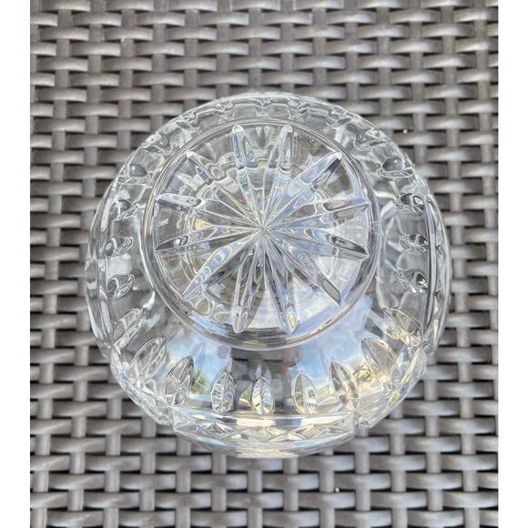 Rovellie Swiss Crystal Company Lead Crystal Bowl With Golf Motif 6" Tall - Picture 5 of 8